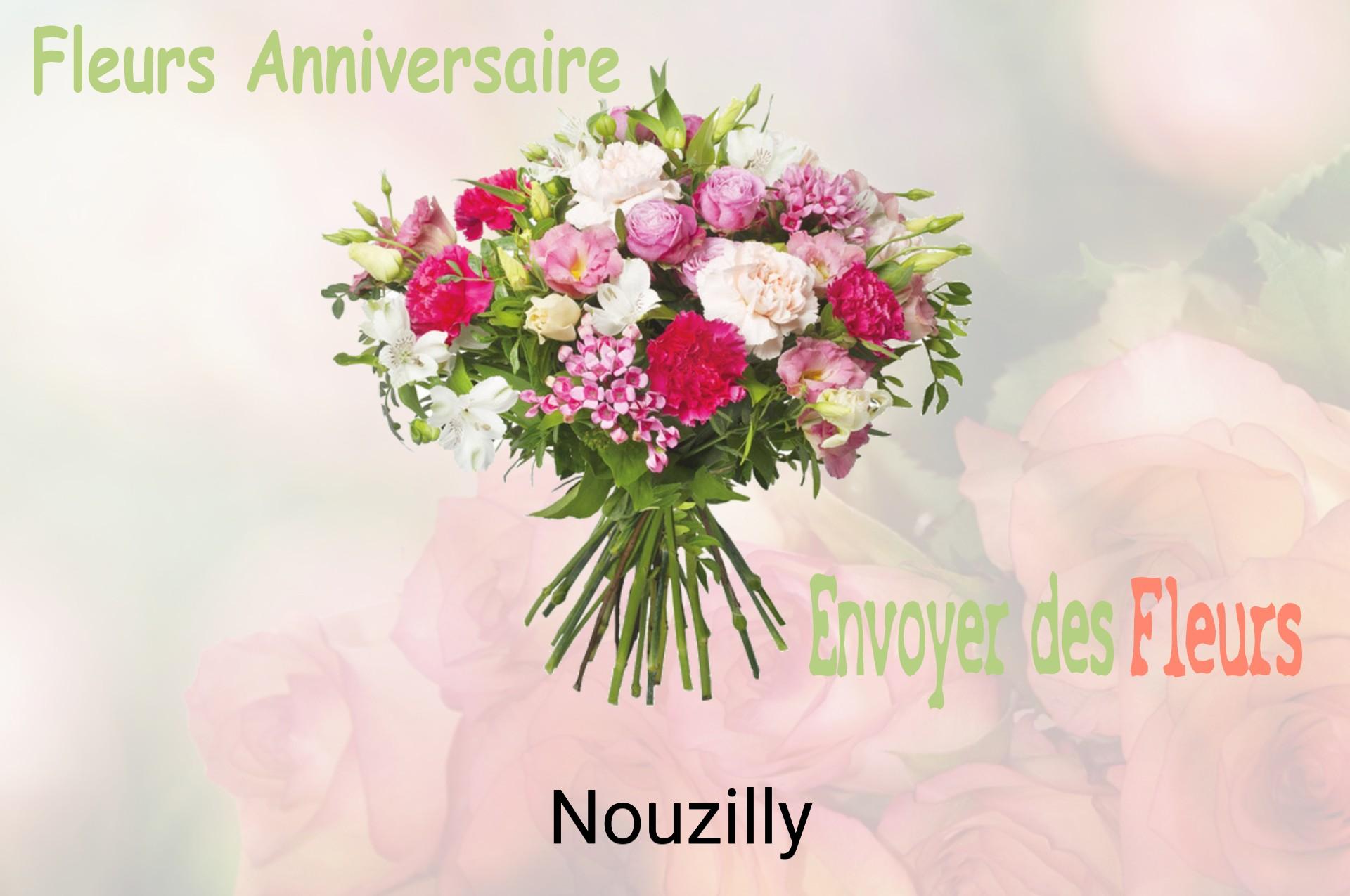 Bouquet de fleurs d’anniversaire livré à Nouzilly